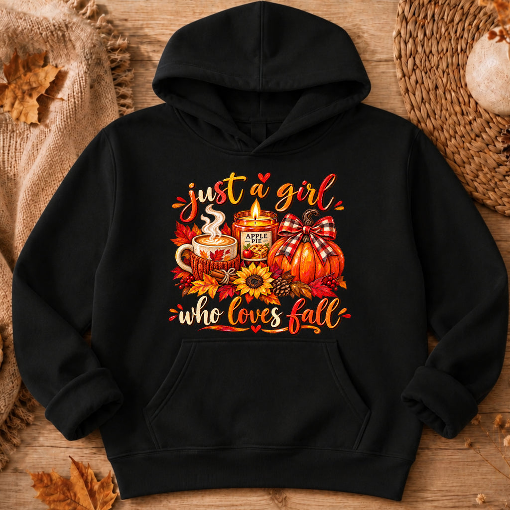 Just A Girl Who Loves Fall Hoodie