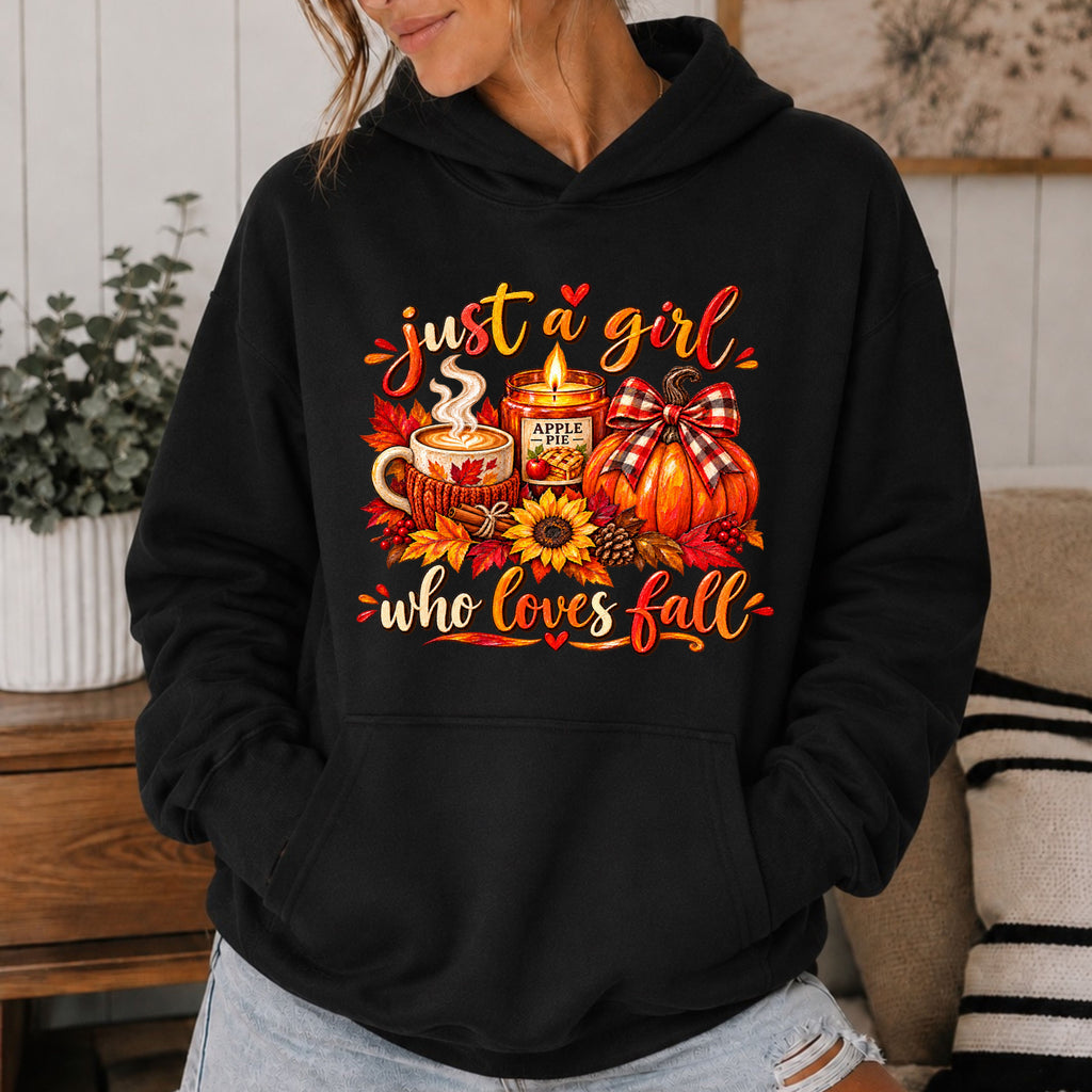 Just A Girl Who Loves Fall Hoodie